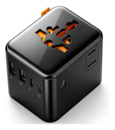 Adaptador universal con puertos USB-A y USB-C
