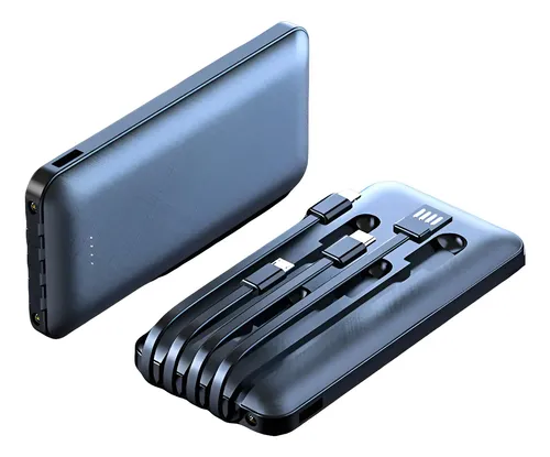 Power bank de 20,000 mAh con indicador luminoso